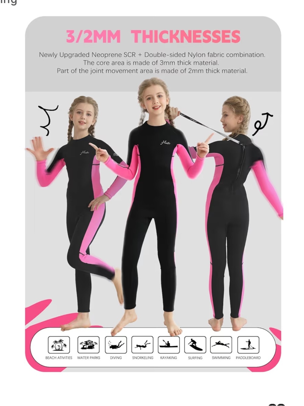 NWOT Full Body Rashguard Wetsuit - Picture 8 of 8
